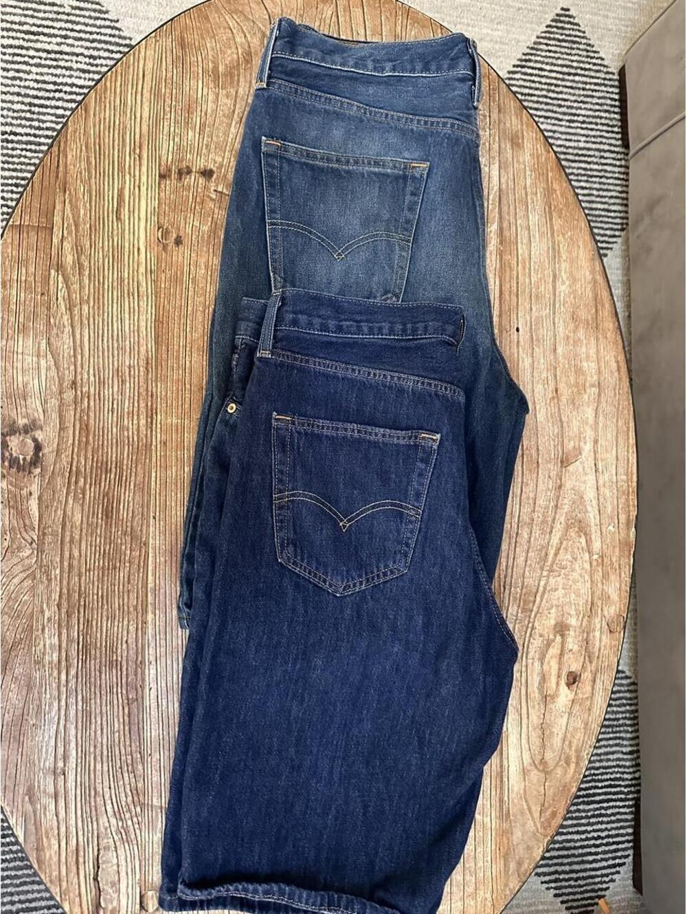 Levi's Men's Navy and Blue Shorts